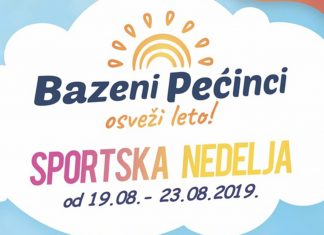 Спортска недеља на пећиначким базенима
