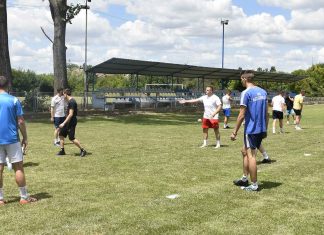 Први тренинг за шимановачке фудбалере